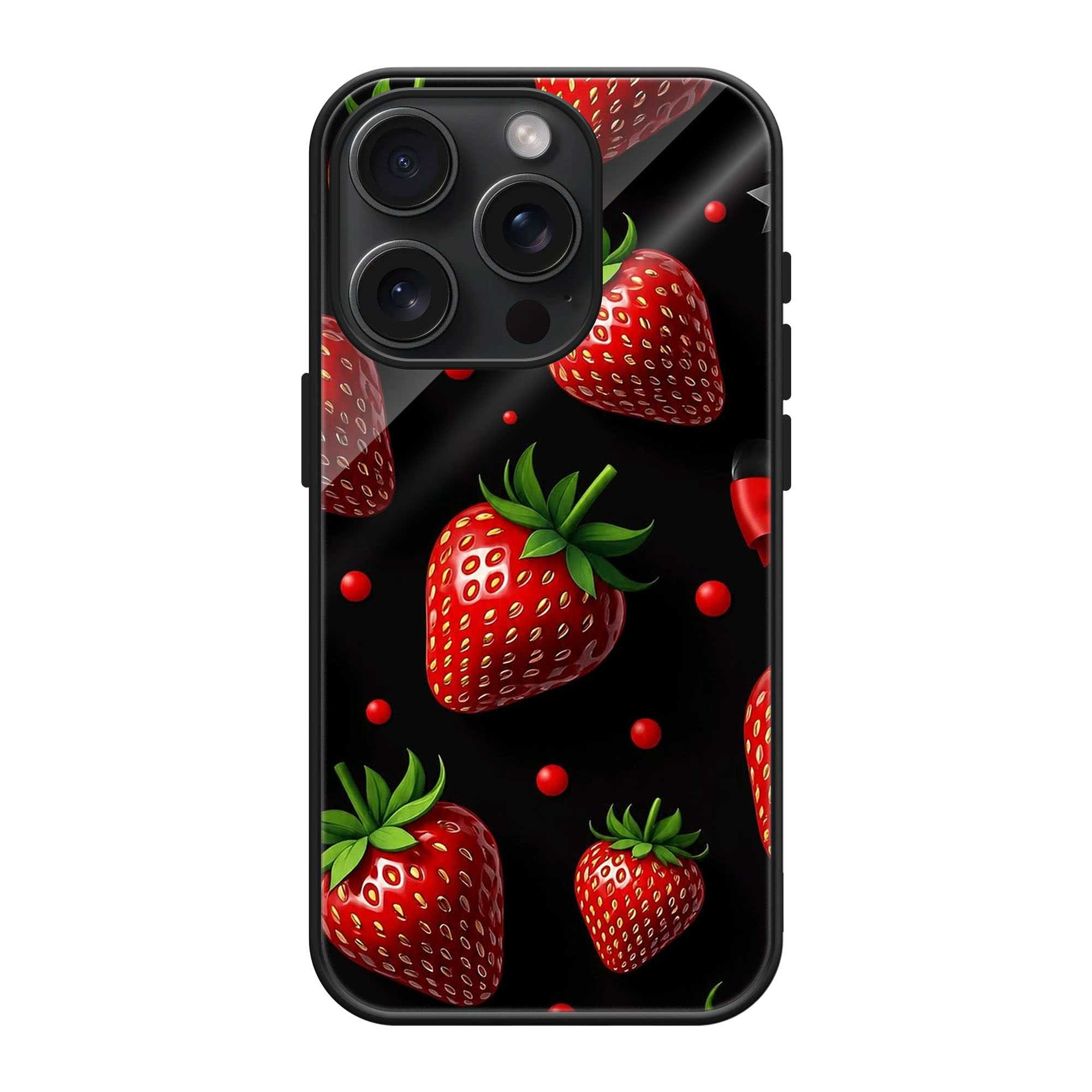 Strawberry Luxe Glass Case Main image