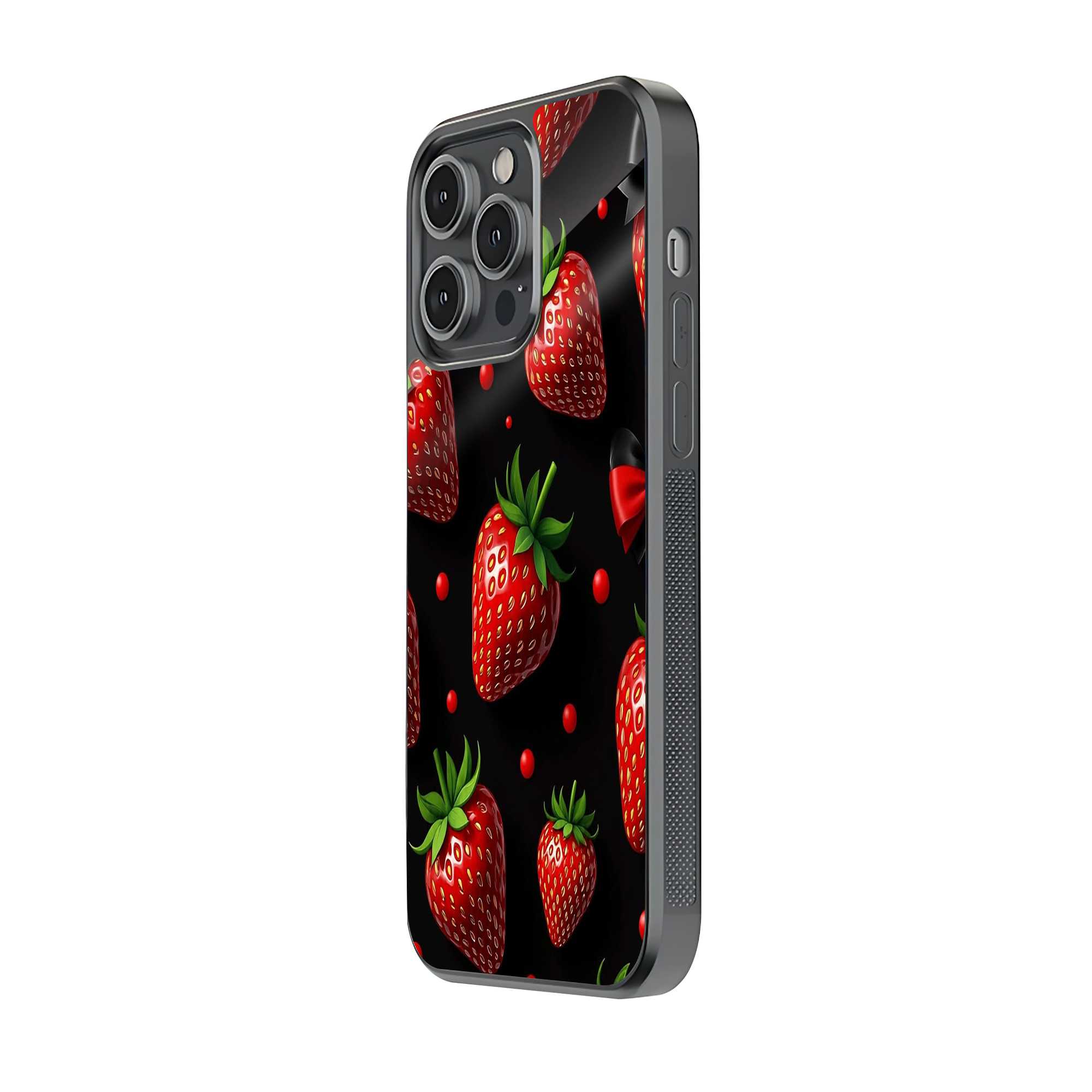 Strawberry Luxe Glass Case Secondary image