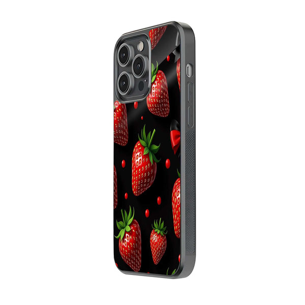 Strawberry Luxe Glass Case