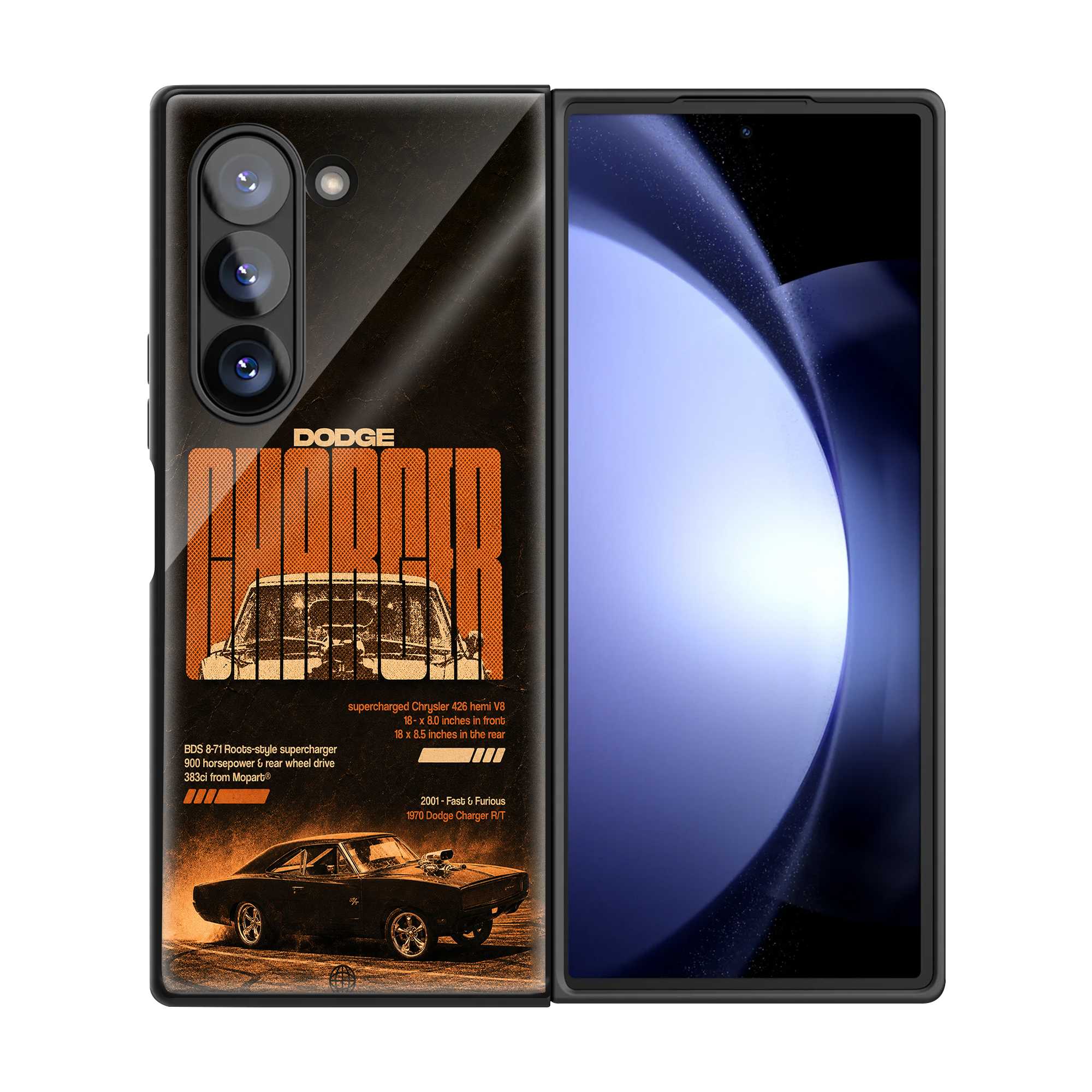 Street Monster Samsung Z Fold Glass Case