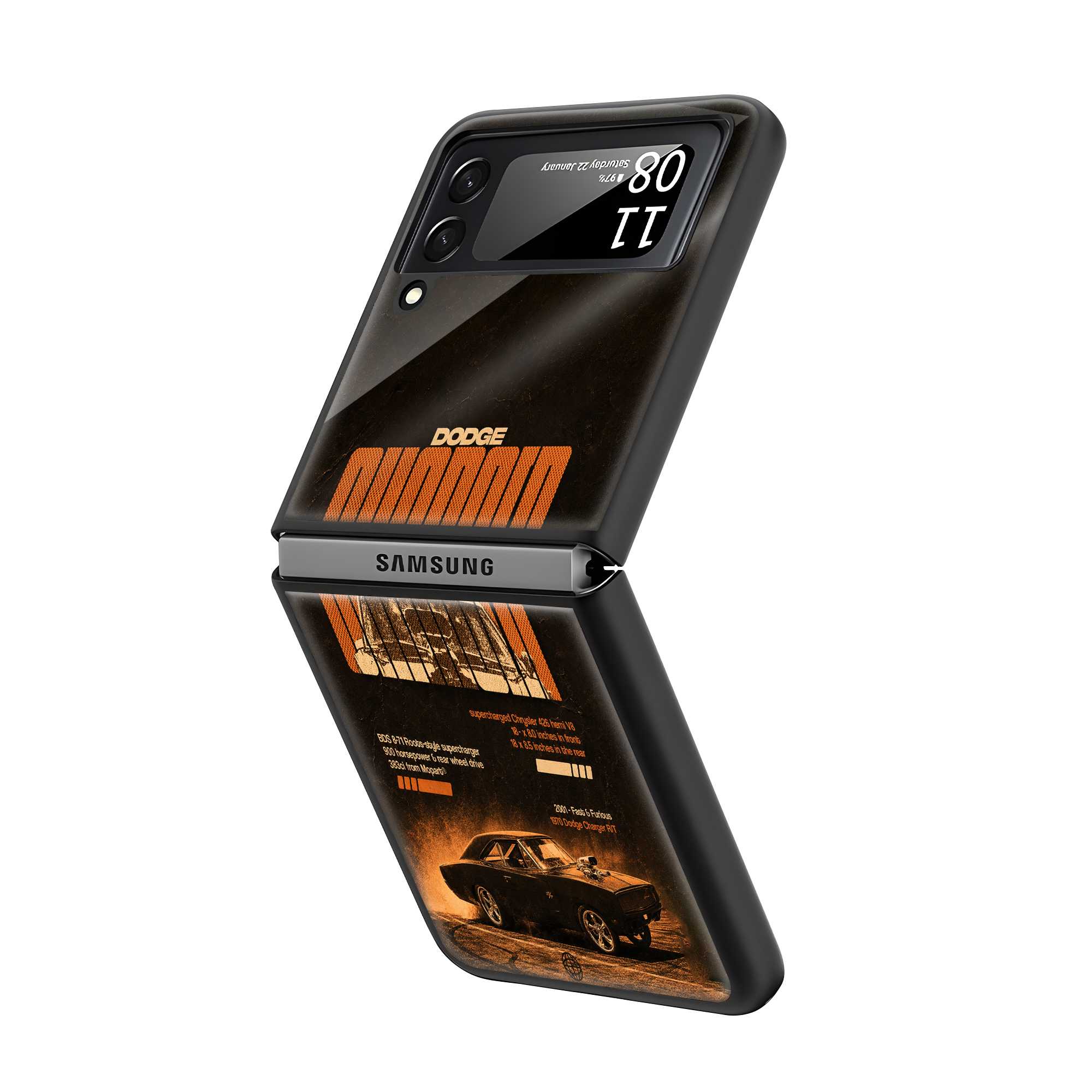 Street Monster Samsung Z Flip Glass Case