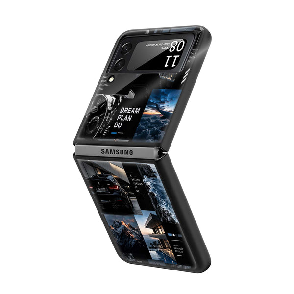 Success Mode Samsung Z Flip Glass Case