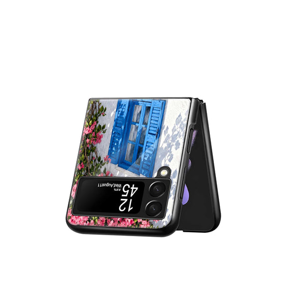 Summer Bloom Samsung Z Flip Glass Case