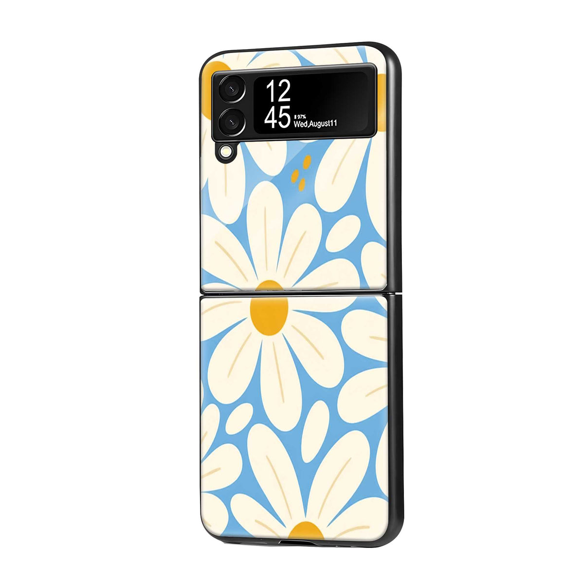 Sunny Daisy Bloom Samsung Z Flip Glass Case