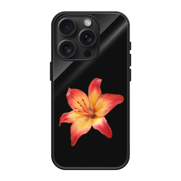 Sunset Lily Glass Case