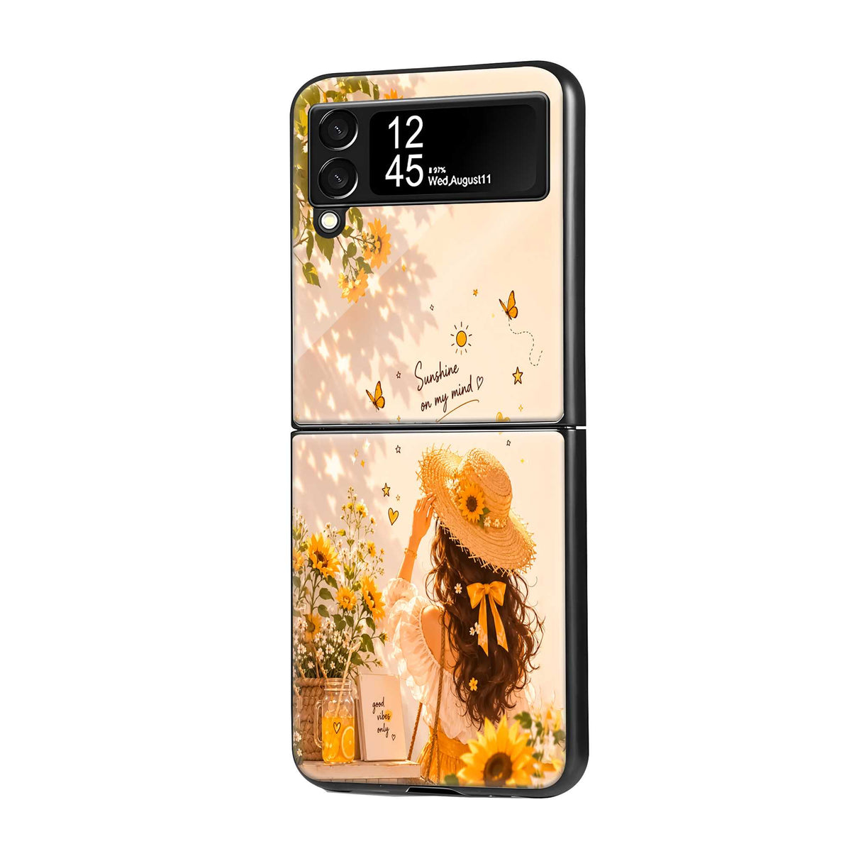 Sunshine Daydream Samsung Z Flip Glass Case