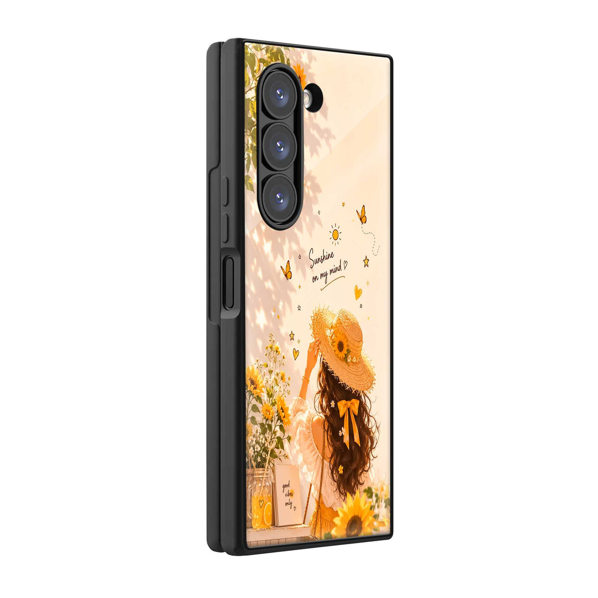 Sunshine Daydream Samsung Z Fold Glass Case
