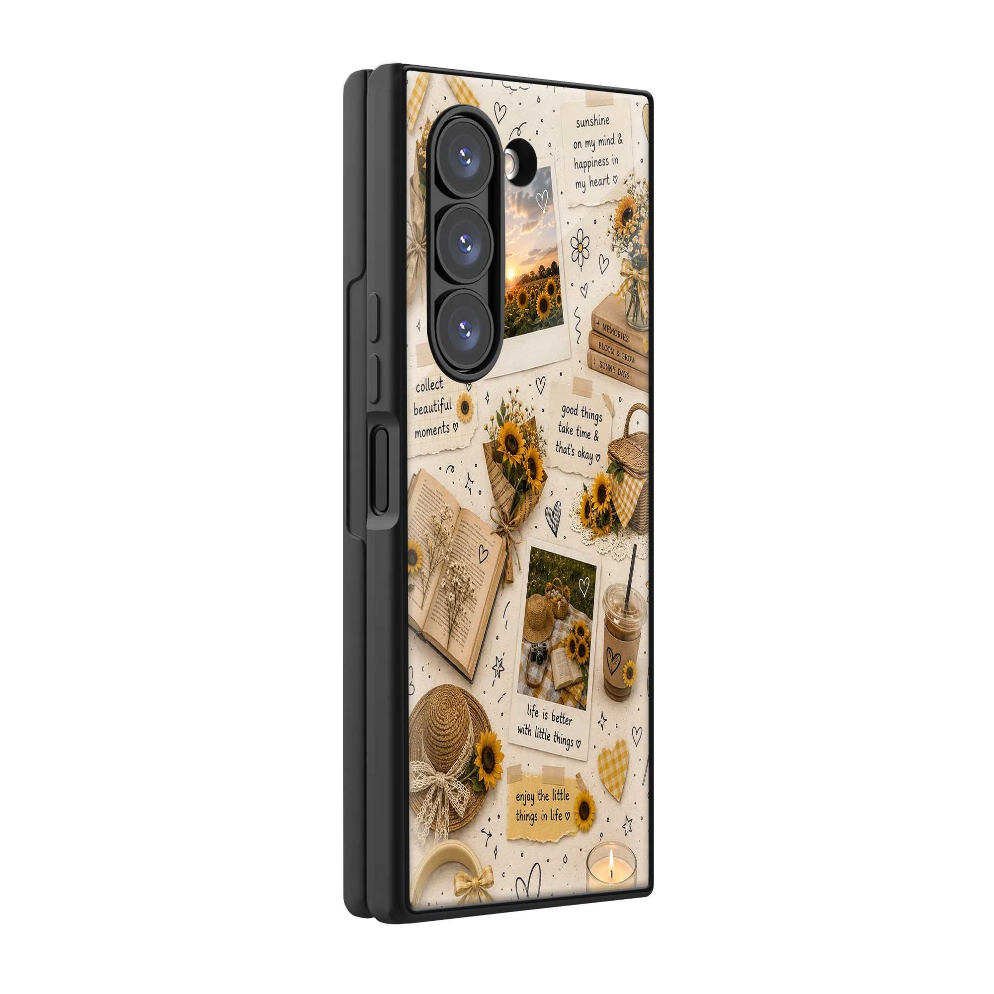 Sunshine Scraps Samsung Z Fold Glass Case