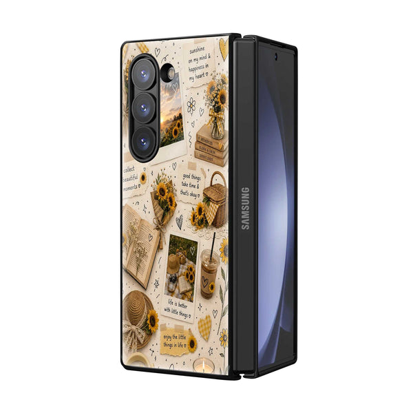 Sunshine Scraps Samsung Z Fold Glass Case