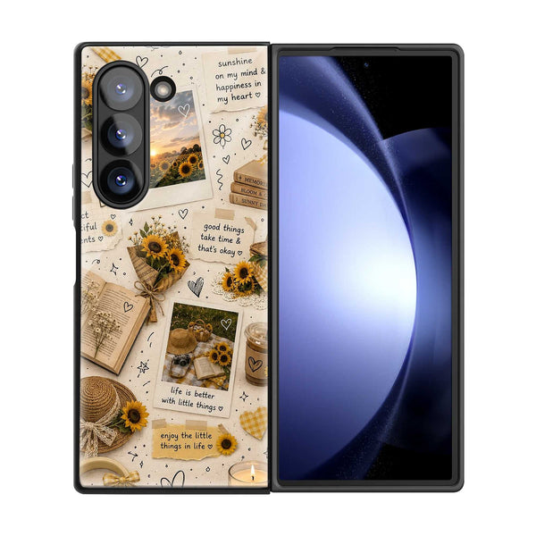 Sunshine Scraps Samsung Z Fold Glass Case