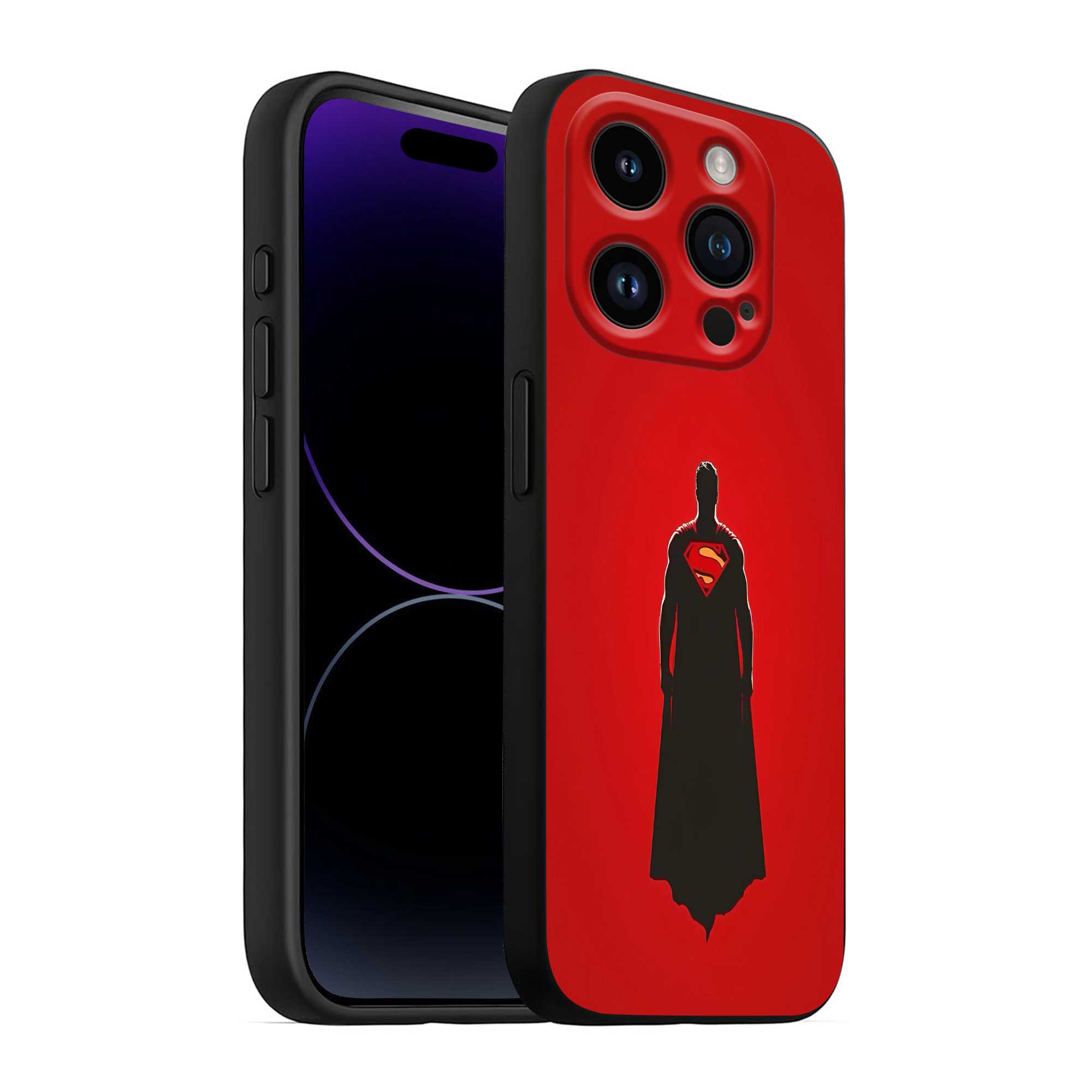 Superhero Shadow Silicone Case