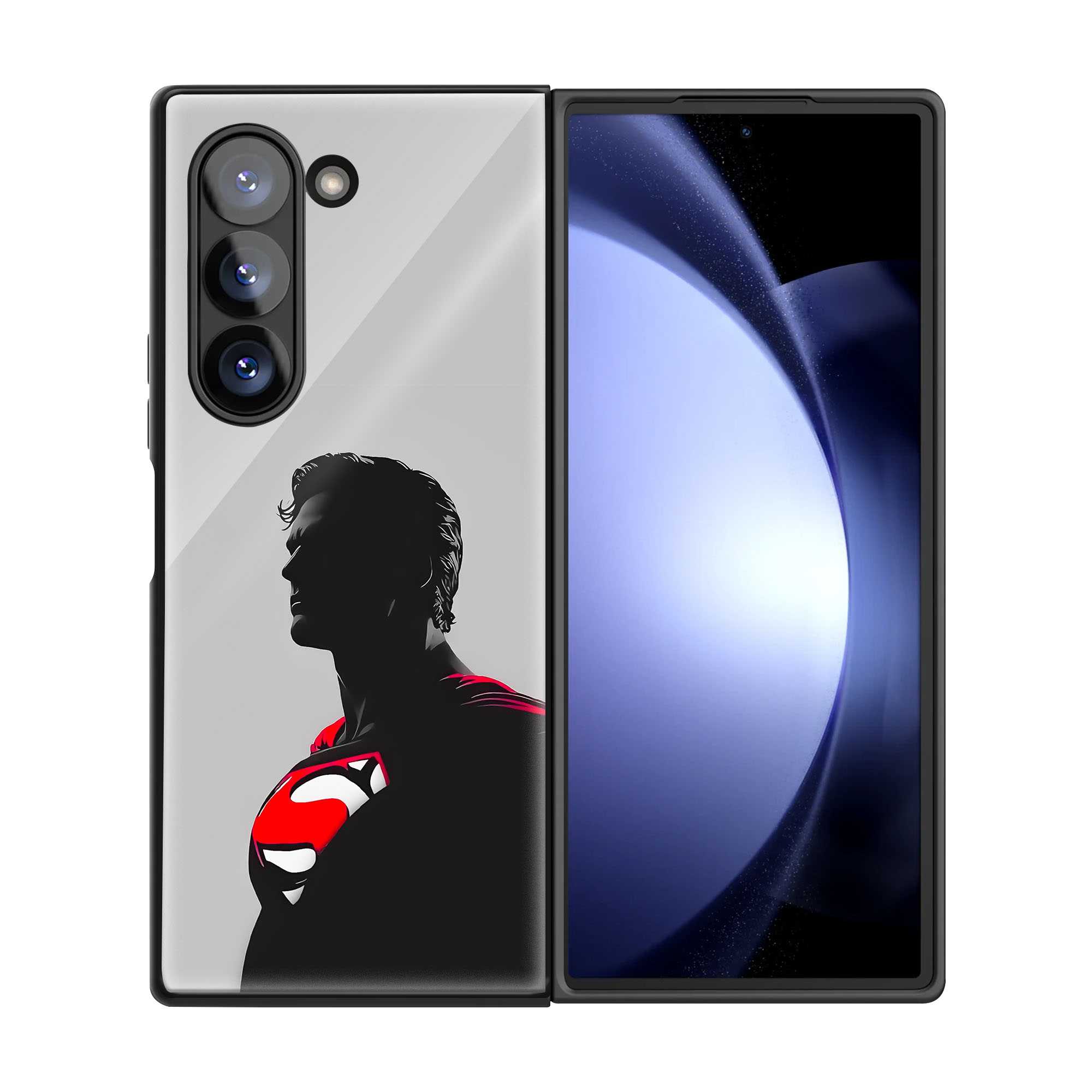Superman Samsung Z Fold Glass Case