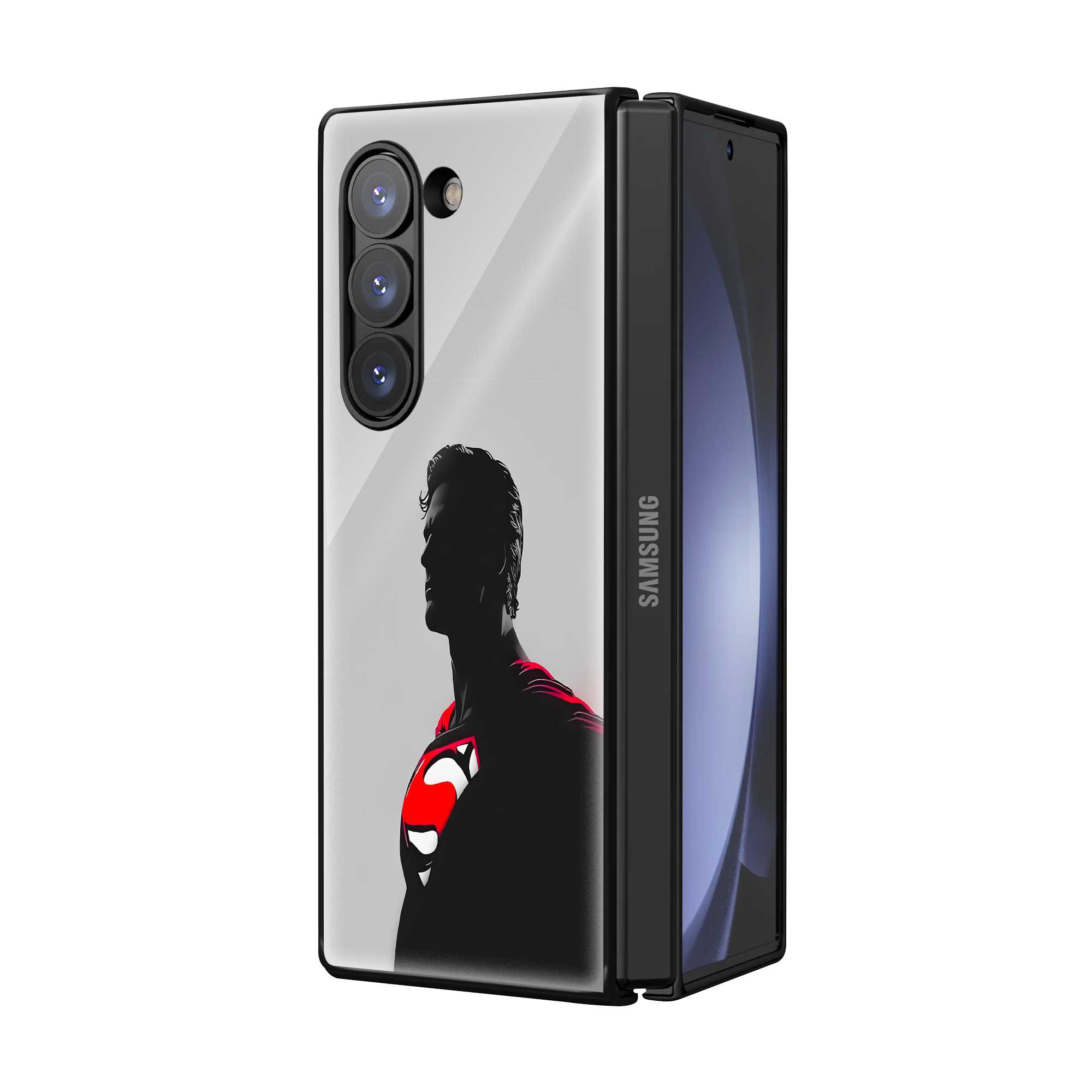 Superman Samsung Z Fold Glass Case