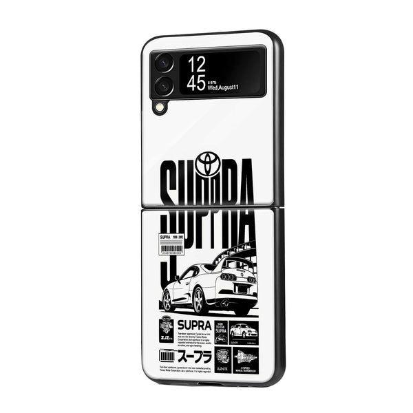 Supra Stats Samsung Z Flip Glass Case
