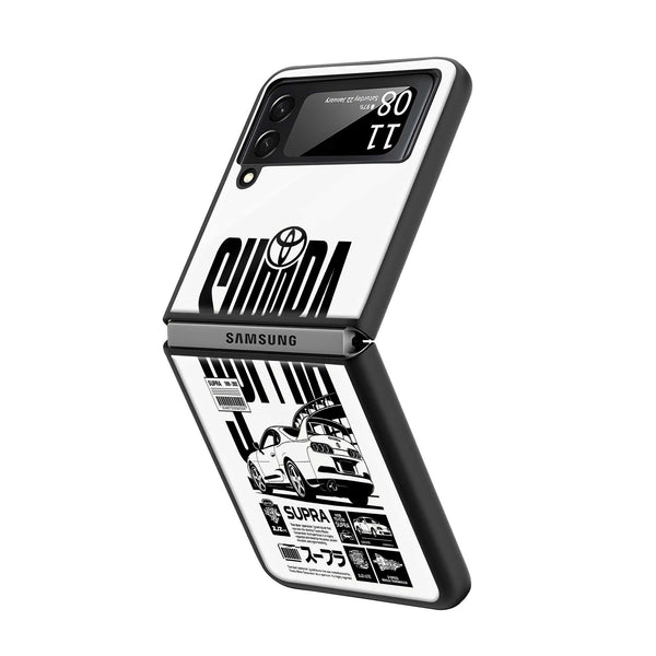 Supra Stats Samsung Z Flip Glass Case