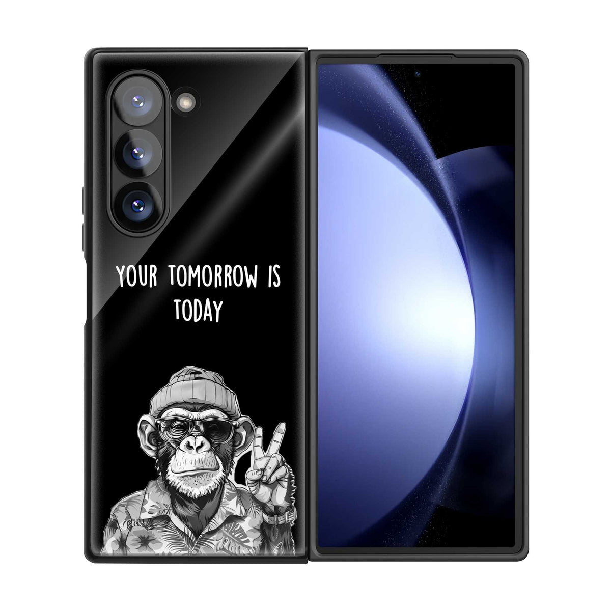 Swag Monkey Samsung Z Fold Glass Case