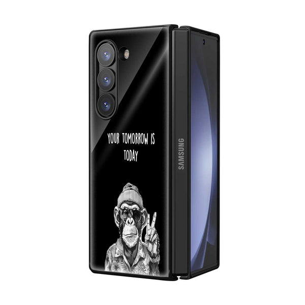 Swag Monkey Samsung Z Fold Glass Case