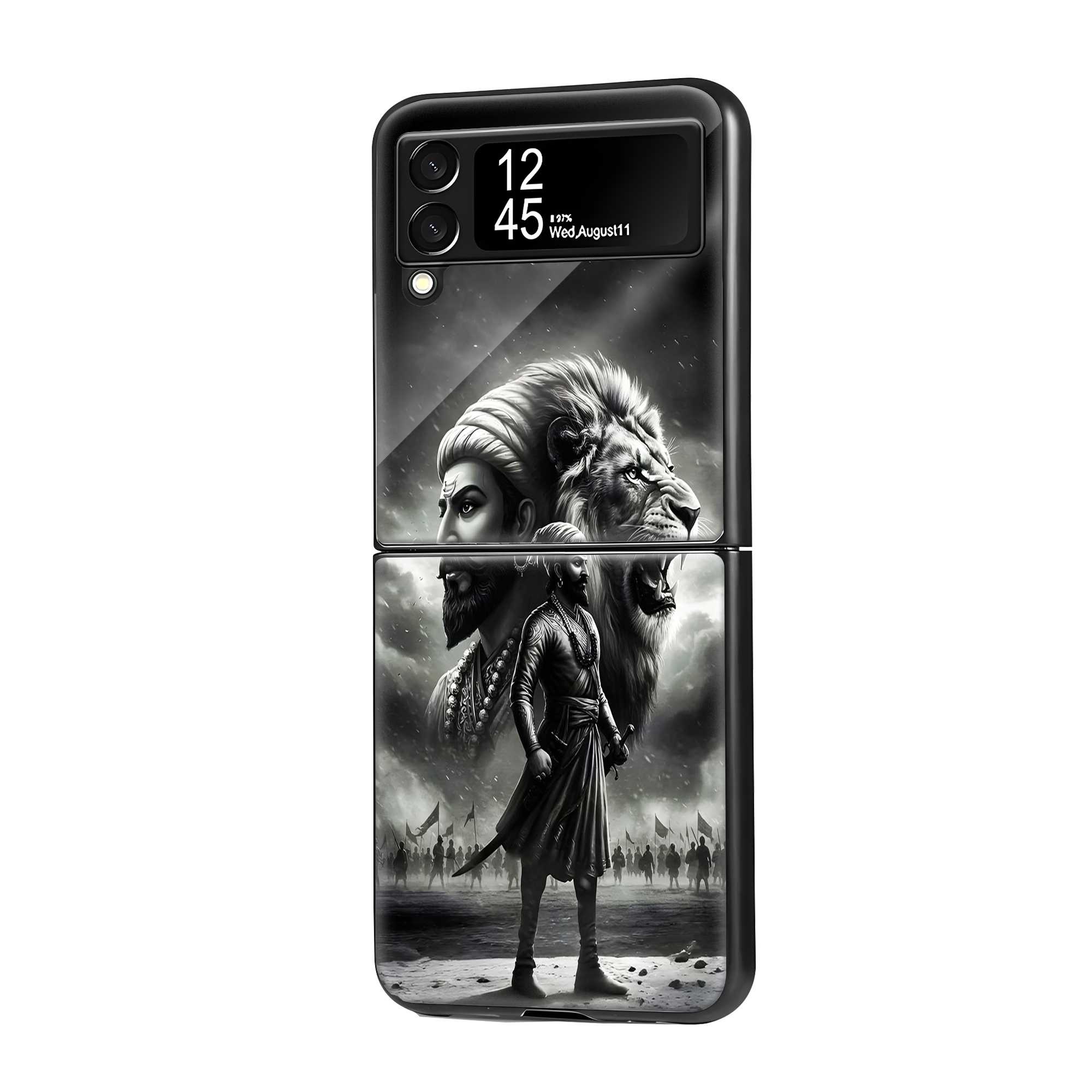 Swarajya Samsung Z Flip Glass Case