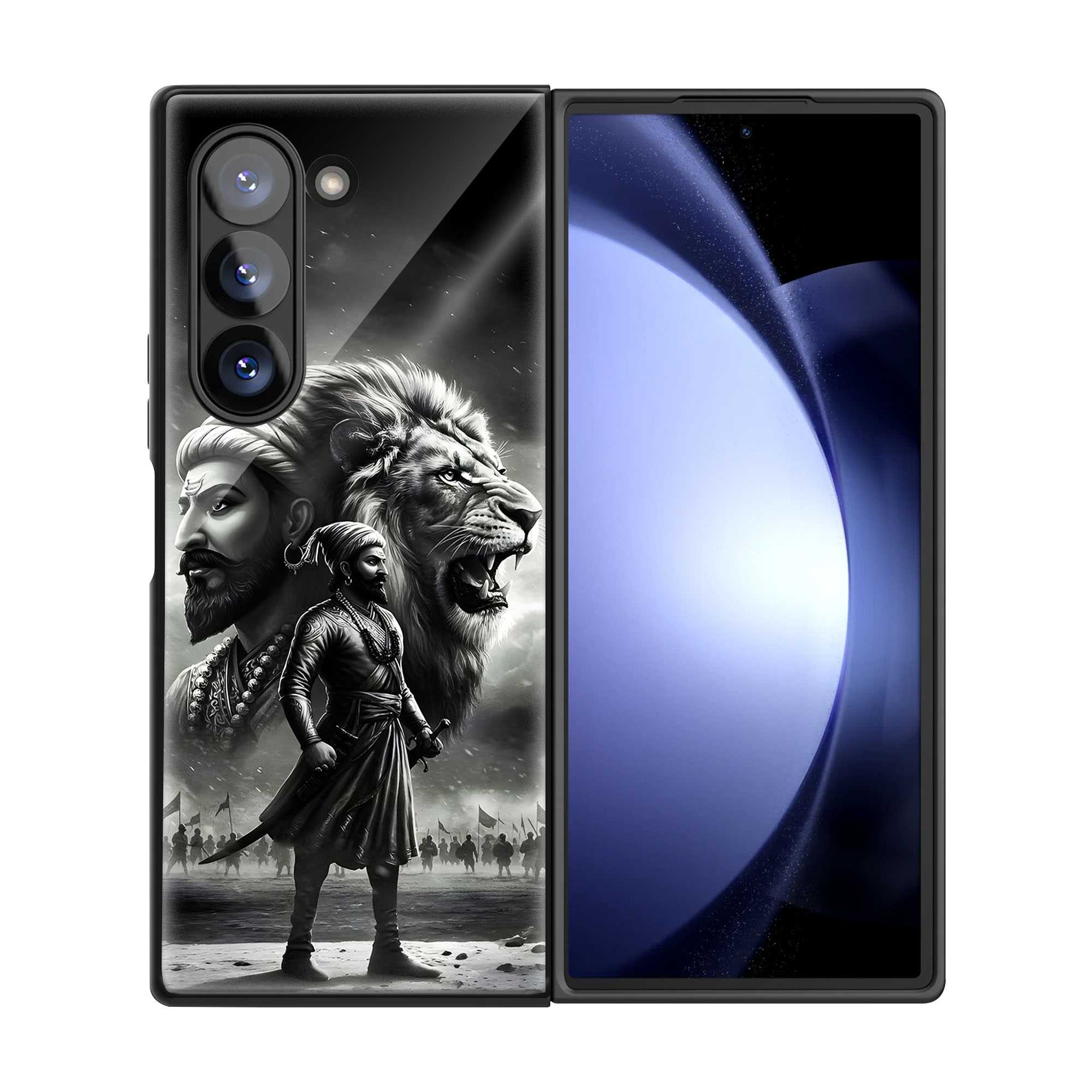 Swarajya Samsung Z Fold Glass Case