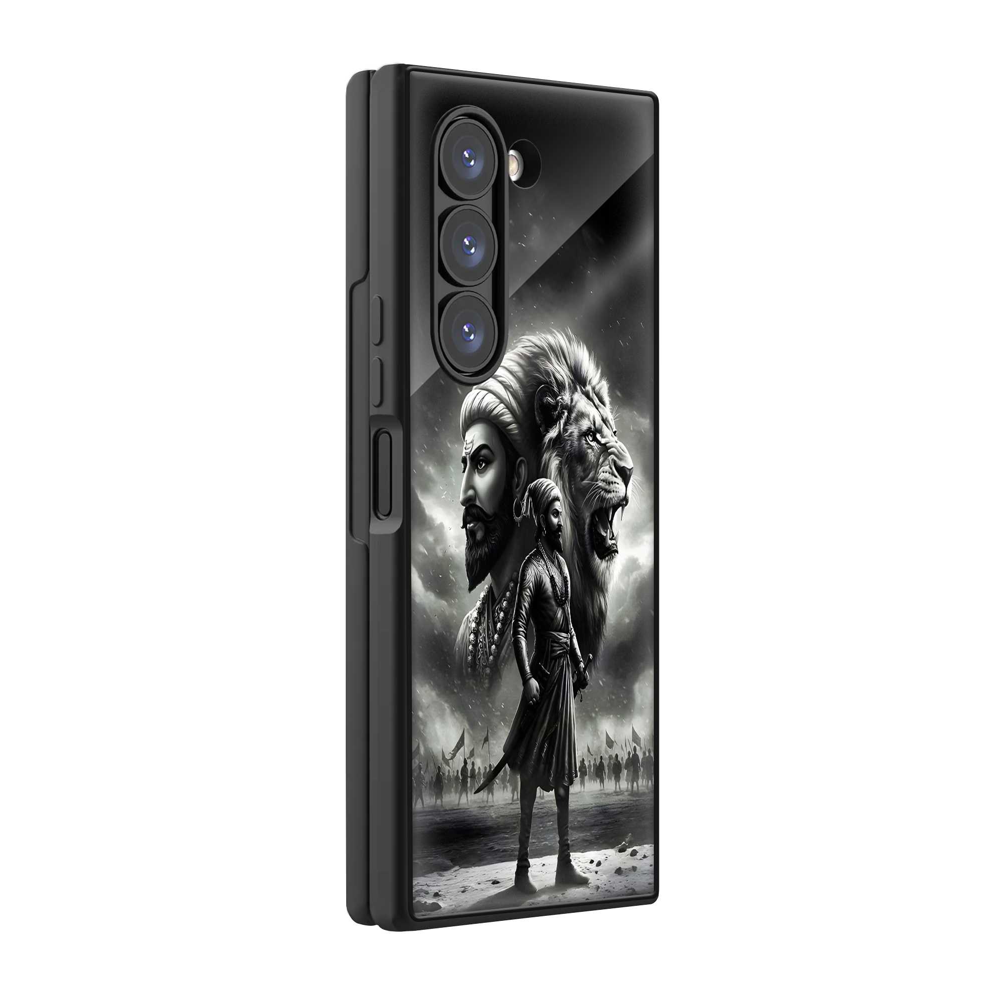 Swarajya Samsung Z Fold Glass Case