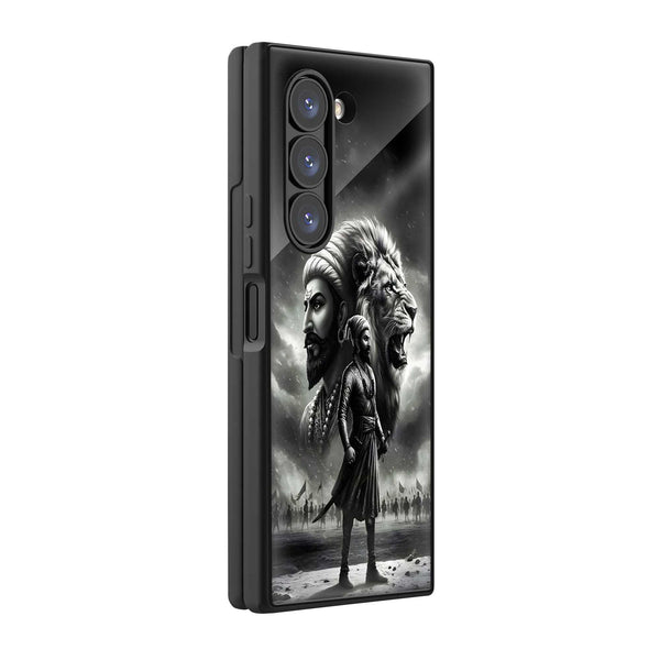 Swarajya Samsung Z Fold Glass Case