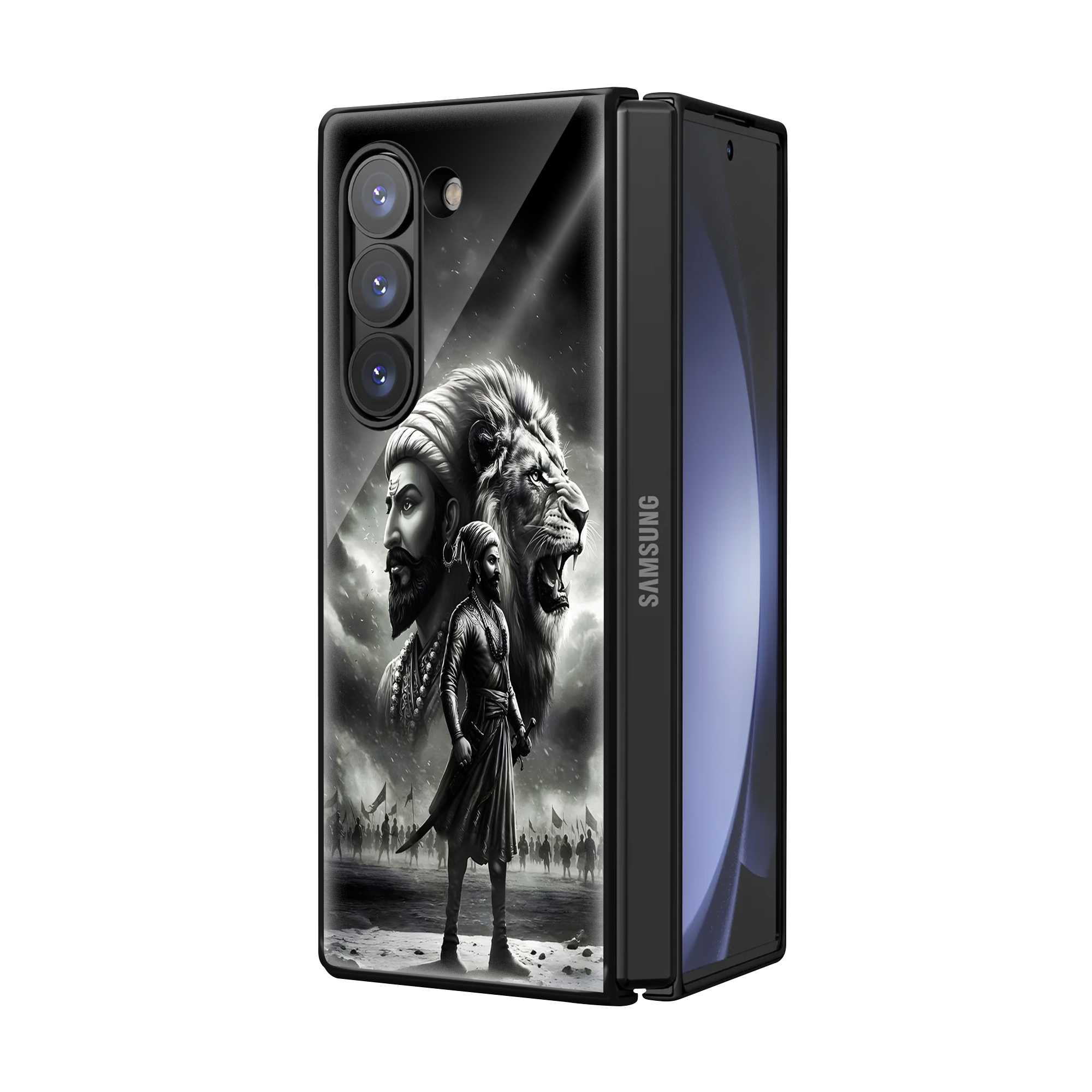 Swarajya Samsung Z Fold Glass Case