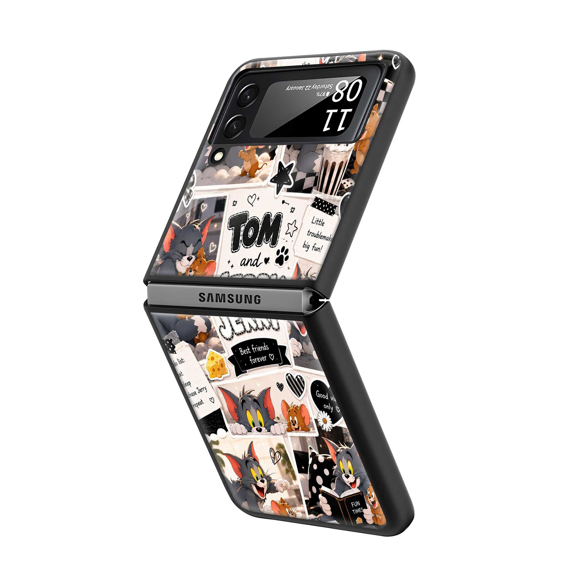 Sweet Bond Samsung Z Flip Glass Case