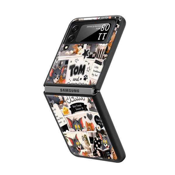 Sweet Bond Samsung Z Flip Glass Case