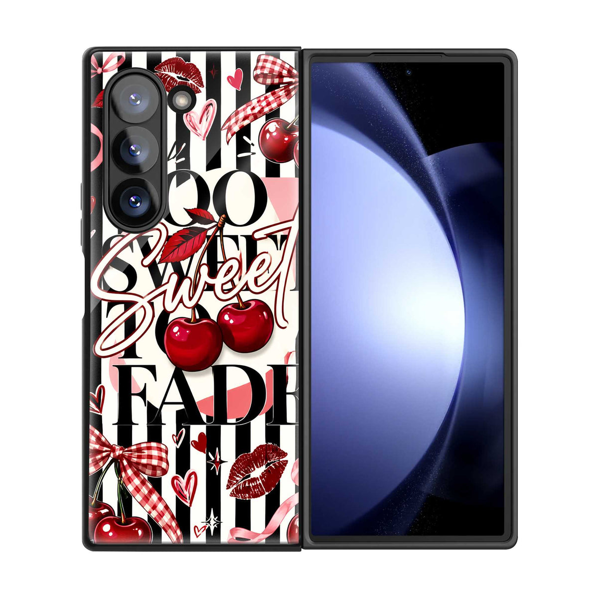 Sweet Cherry Samsung Z Fold Glass Case
