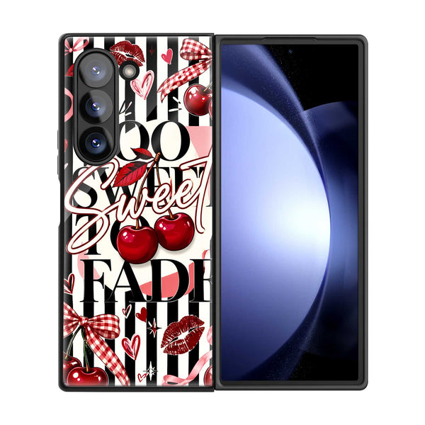 Sweet Cherry Samsung Z Fold Glass Case
