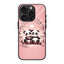 Sweet Panda Love Glass Case