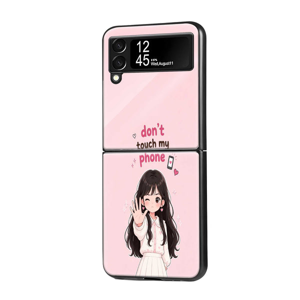 Sweet Warner Samsung Z Flip Glass Case
