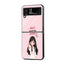 Sweet Warner Samsung Z Flip Glass Case