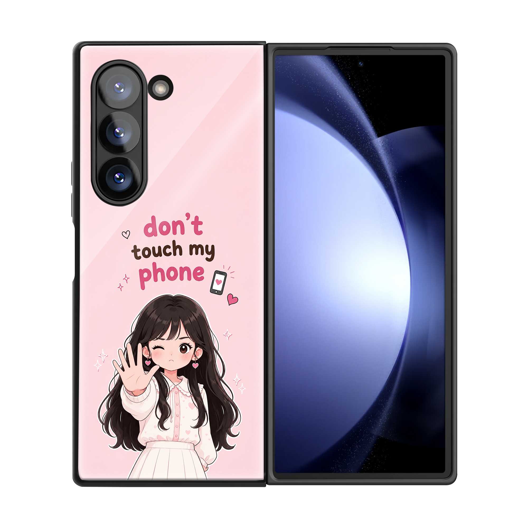 Sweet Warner Samsung Z Fold Glass Case