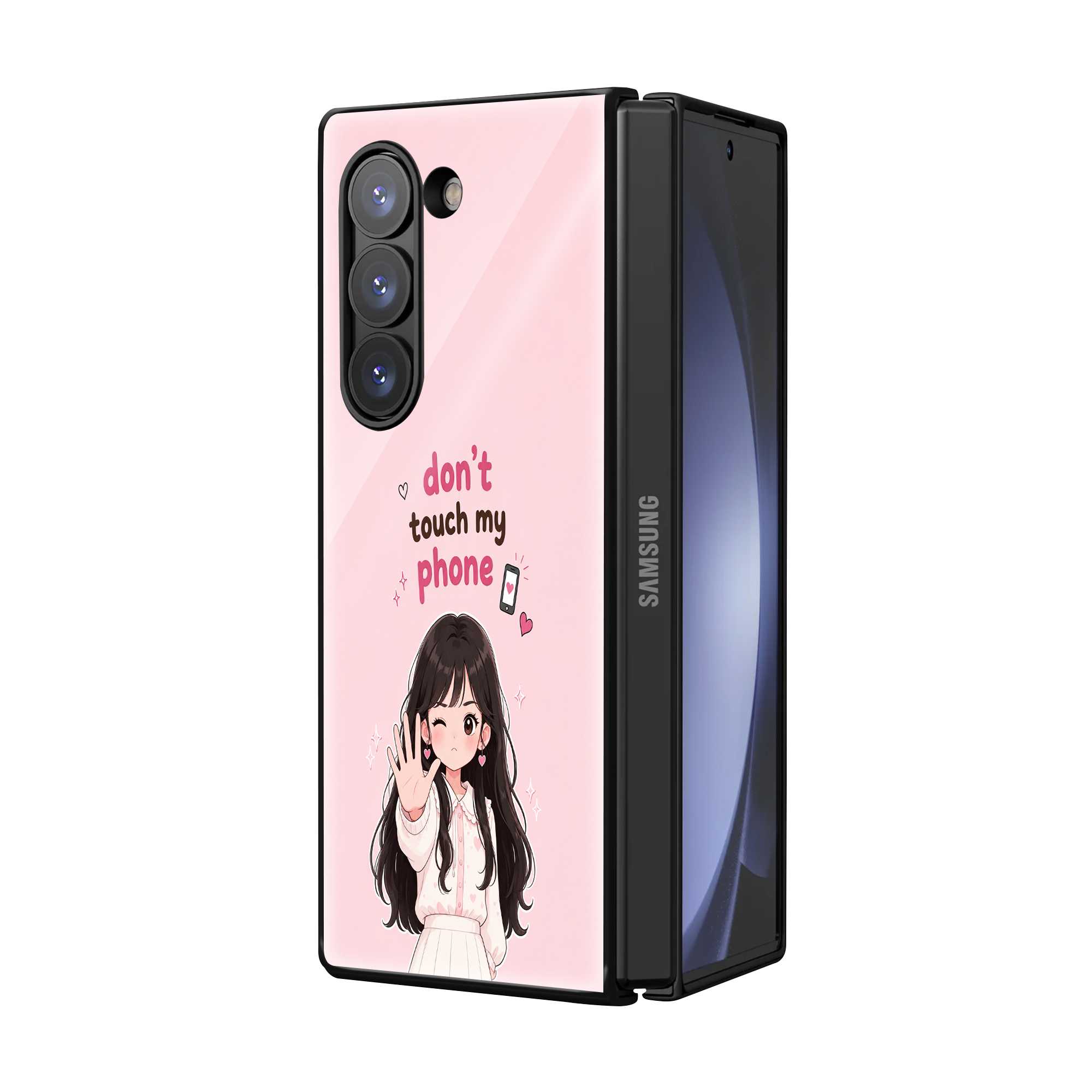 Sweet Warner Samsung Z Fold Glass Case