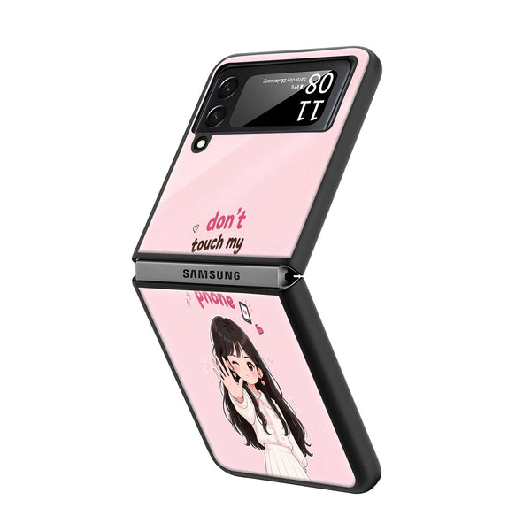 Sweet Warner Samsung Z Flip Glass Case