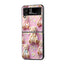 Teddy Blossom Samsung Z Flip Glass Case