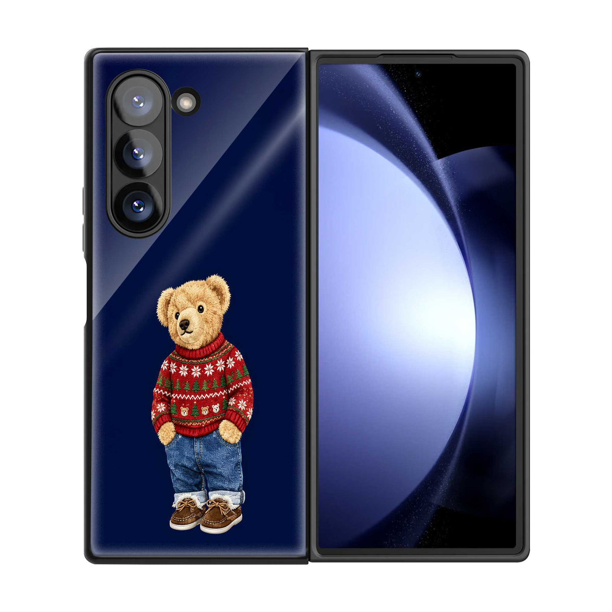 Teddy Season Samsung Z Fold Glass Case