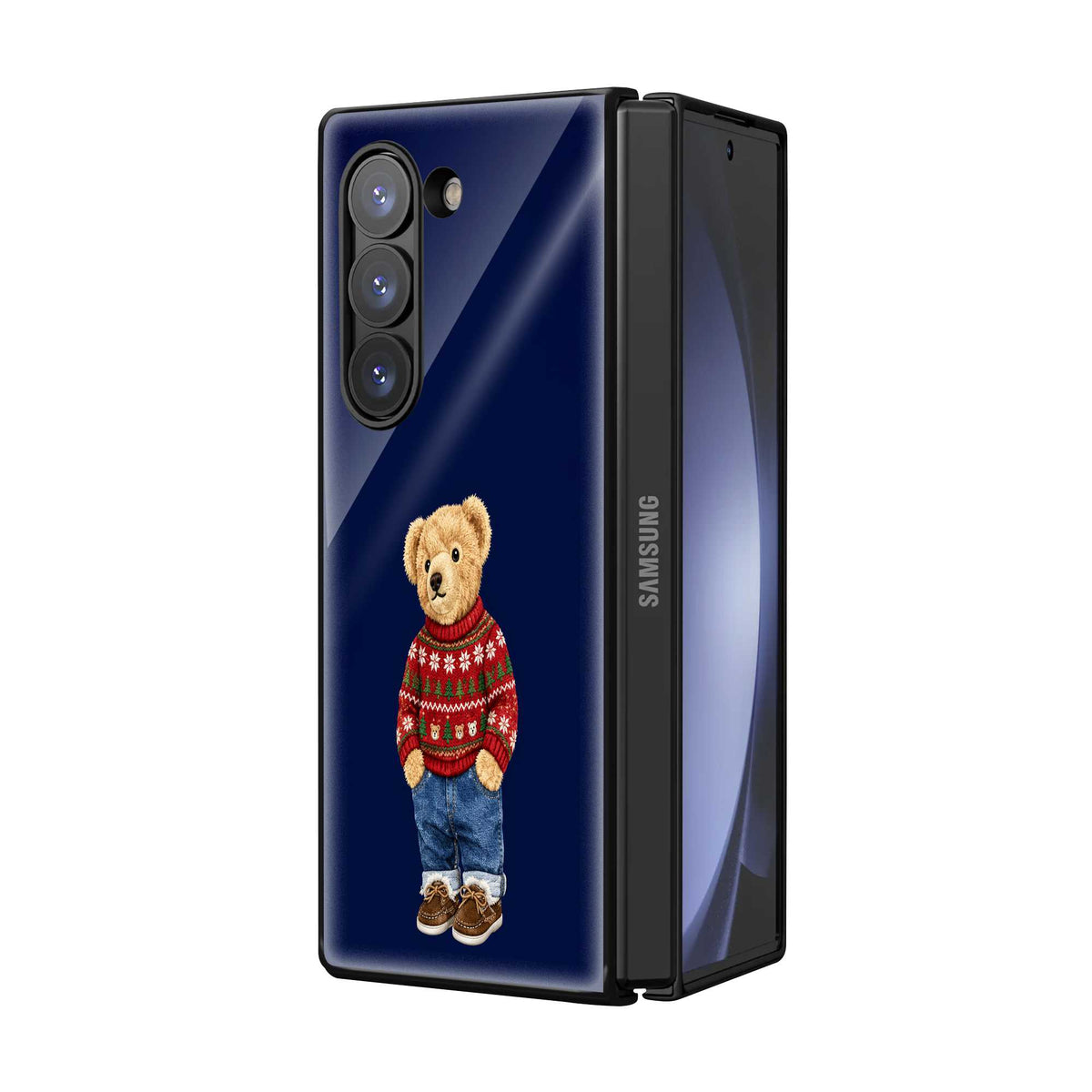Teddy Season Samsung Z Fold Glass Case