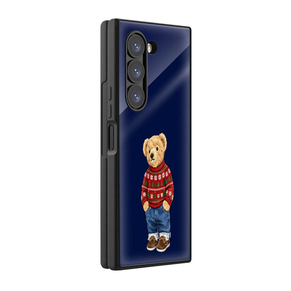 Teddy Season Samsung Z Fold Glass Case