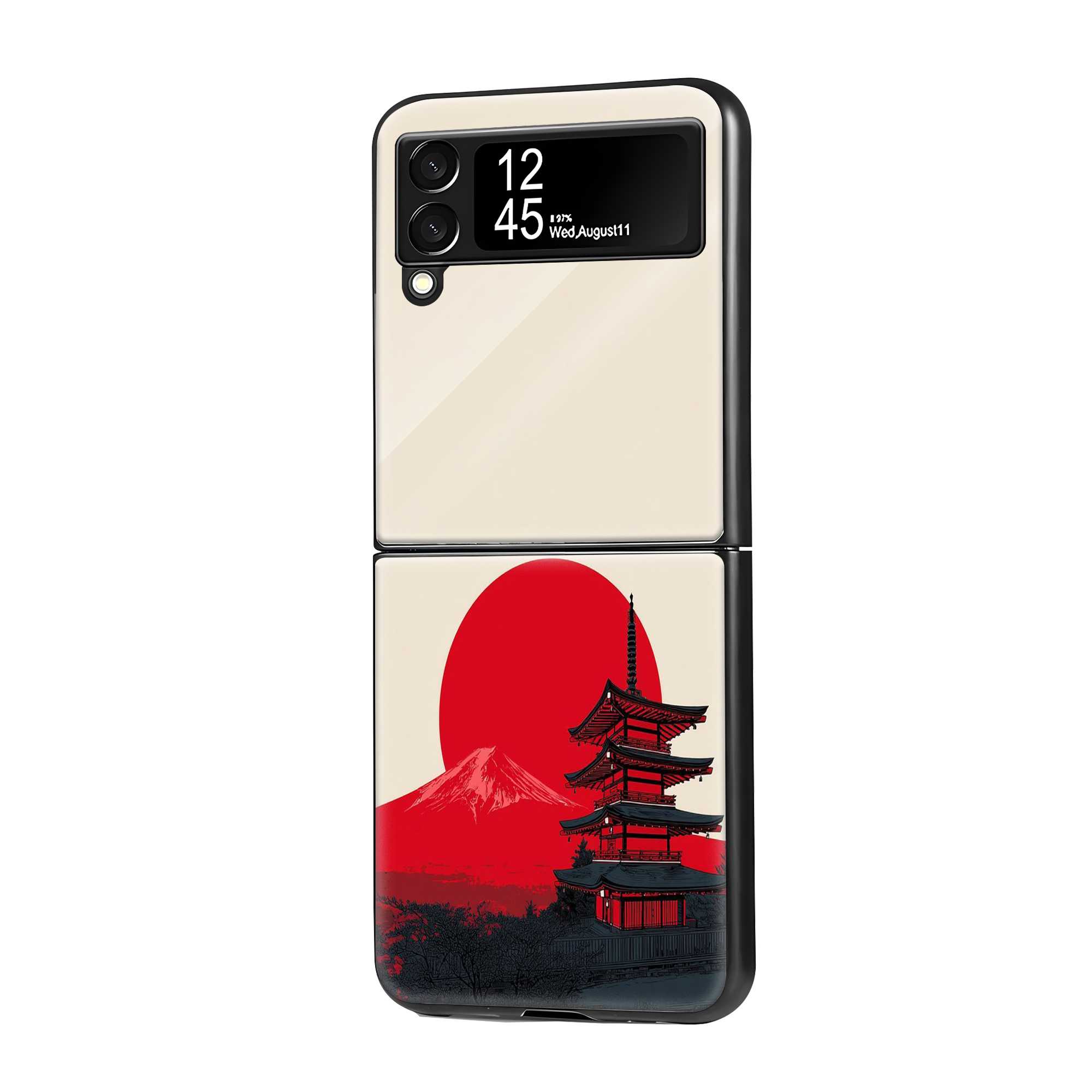 Temple View Samsung Z Flip Glass Case