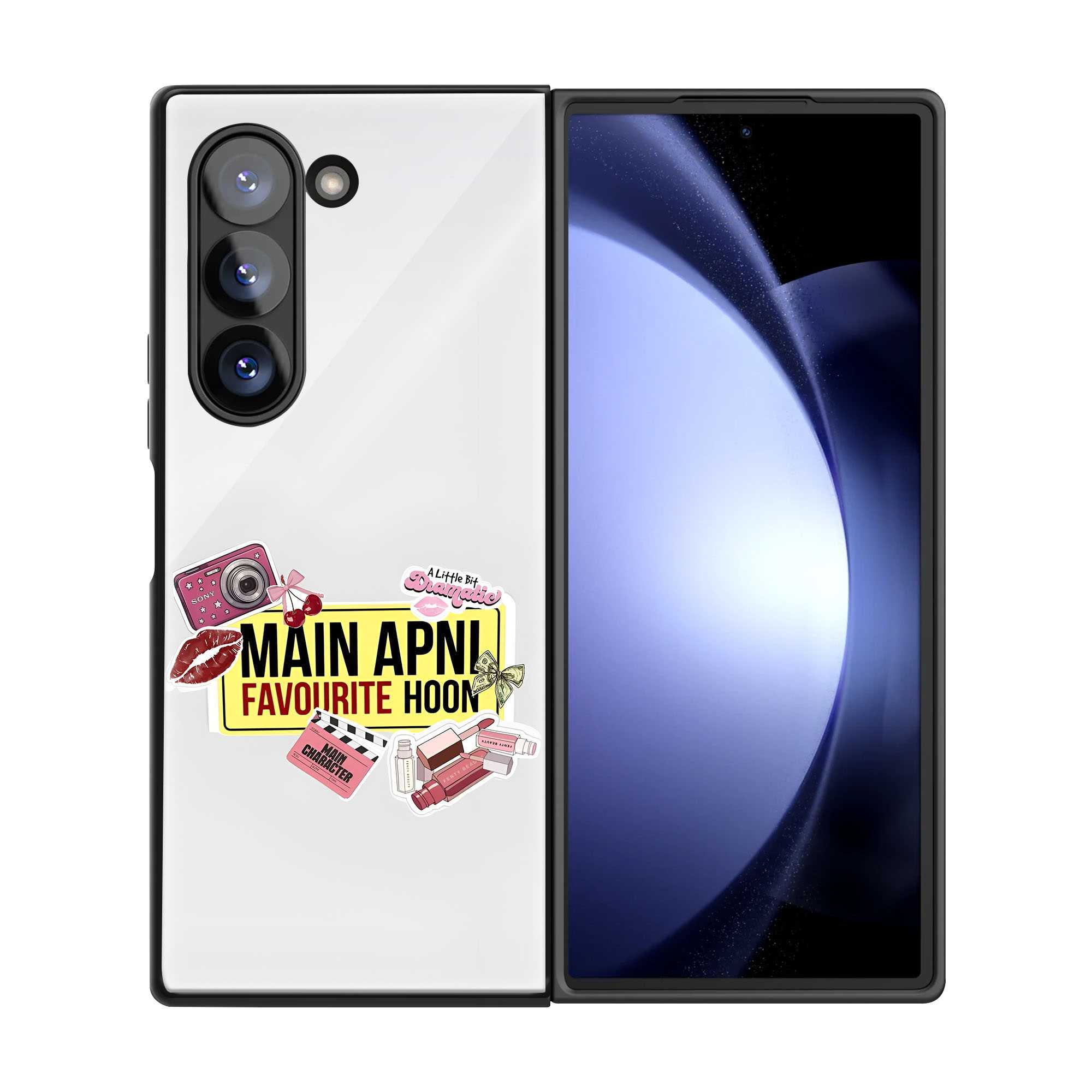 That Girl Vibes Samsung Z Fold Glass Case