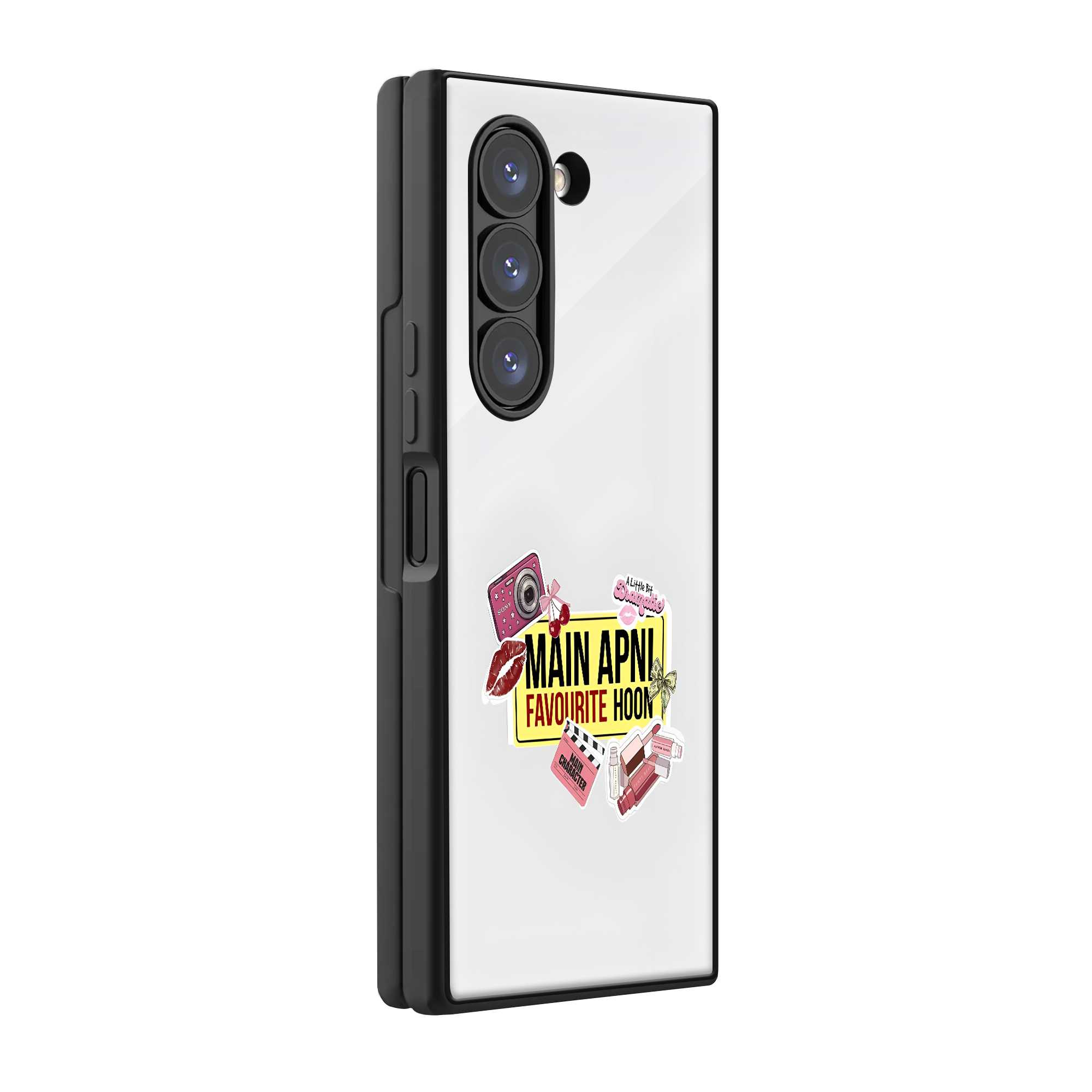 That Girl Vibes Samsung Z Fold Glass Case