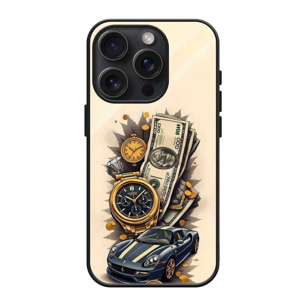 The Billionaire Club Glass Case