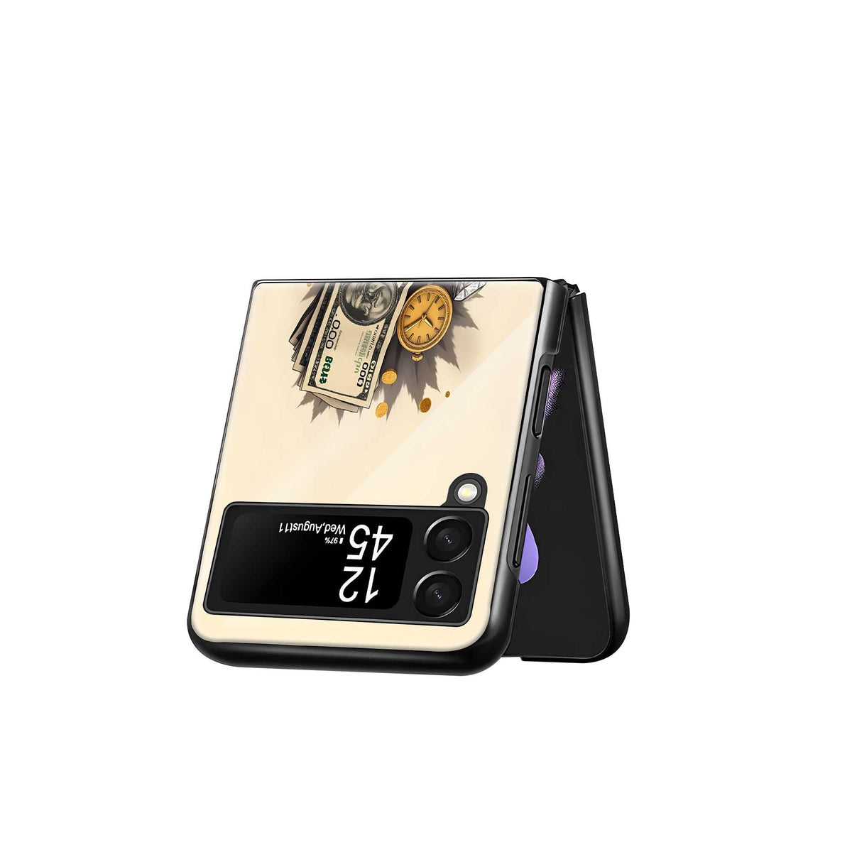 The Billionaire Club Samsung Z Flip Glass Case