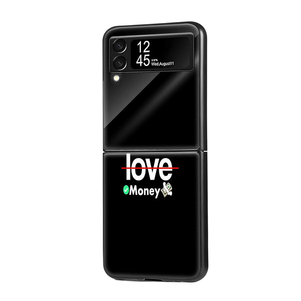 The Hustle Code Samsung Z Flip Glass Case