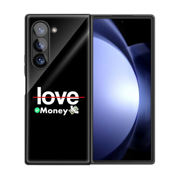 The Hustle Code Samsung Z Fold Glass Case