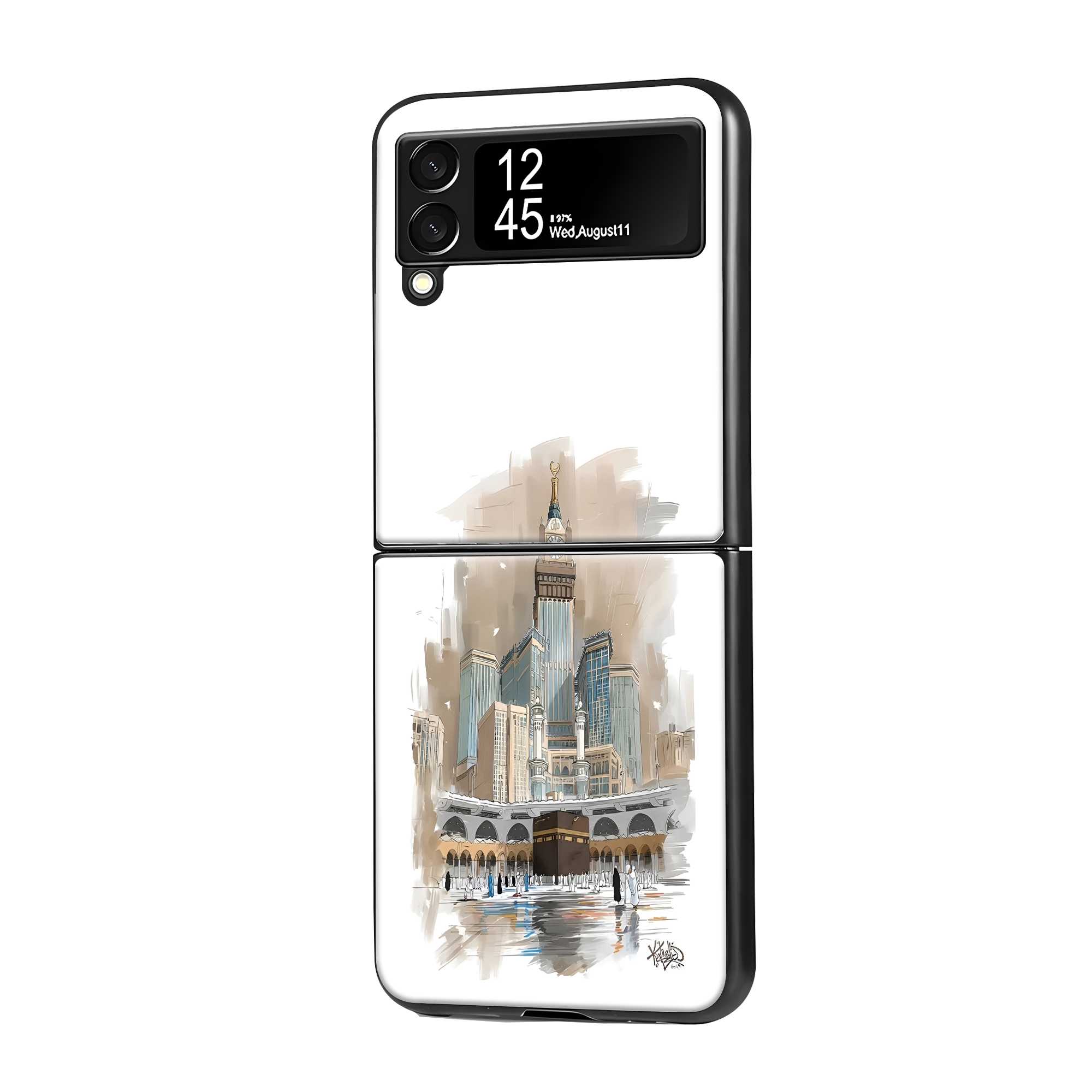The Kaaba Samsung Z Flip Glass Case