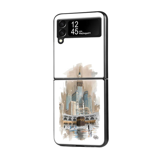 The Kaaba Samsung Z Flip Glass Case