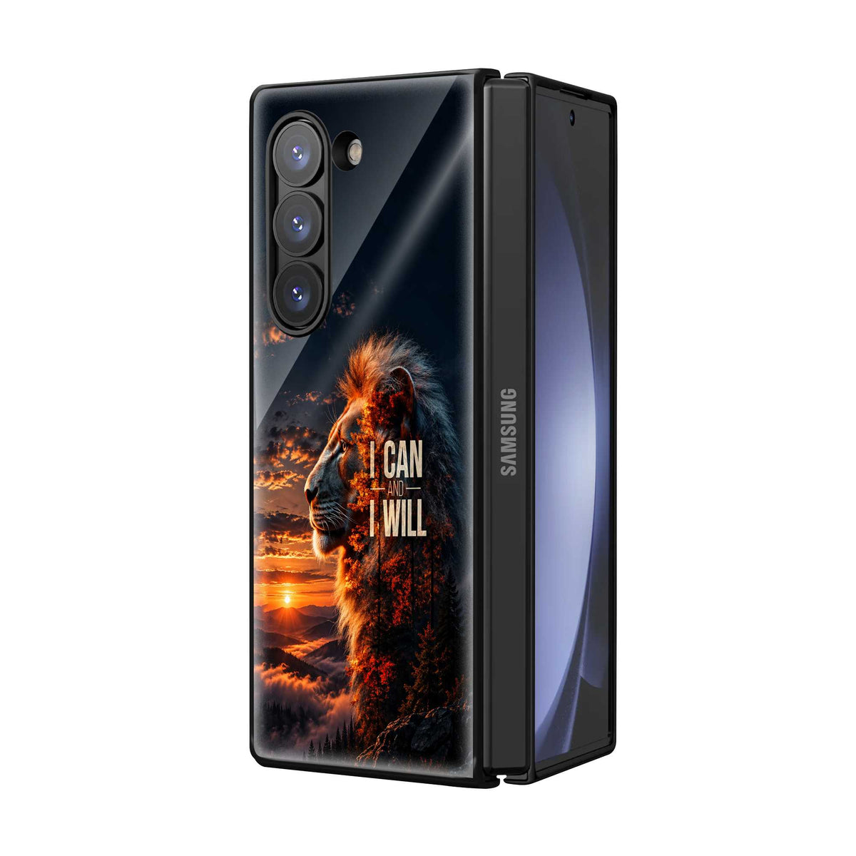 The Mane Samsung Z Fold Glass Case